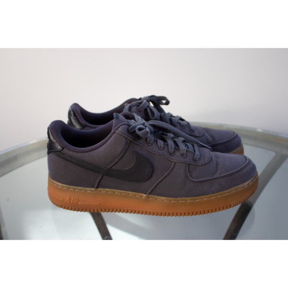RARE! Nike Air Force 1 '07 LV8 Low Premium Black Gum 2018 Men Size 10 Sneaker - Picture 1 of 7